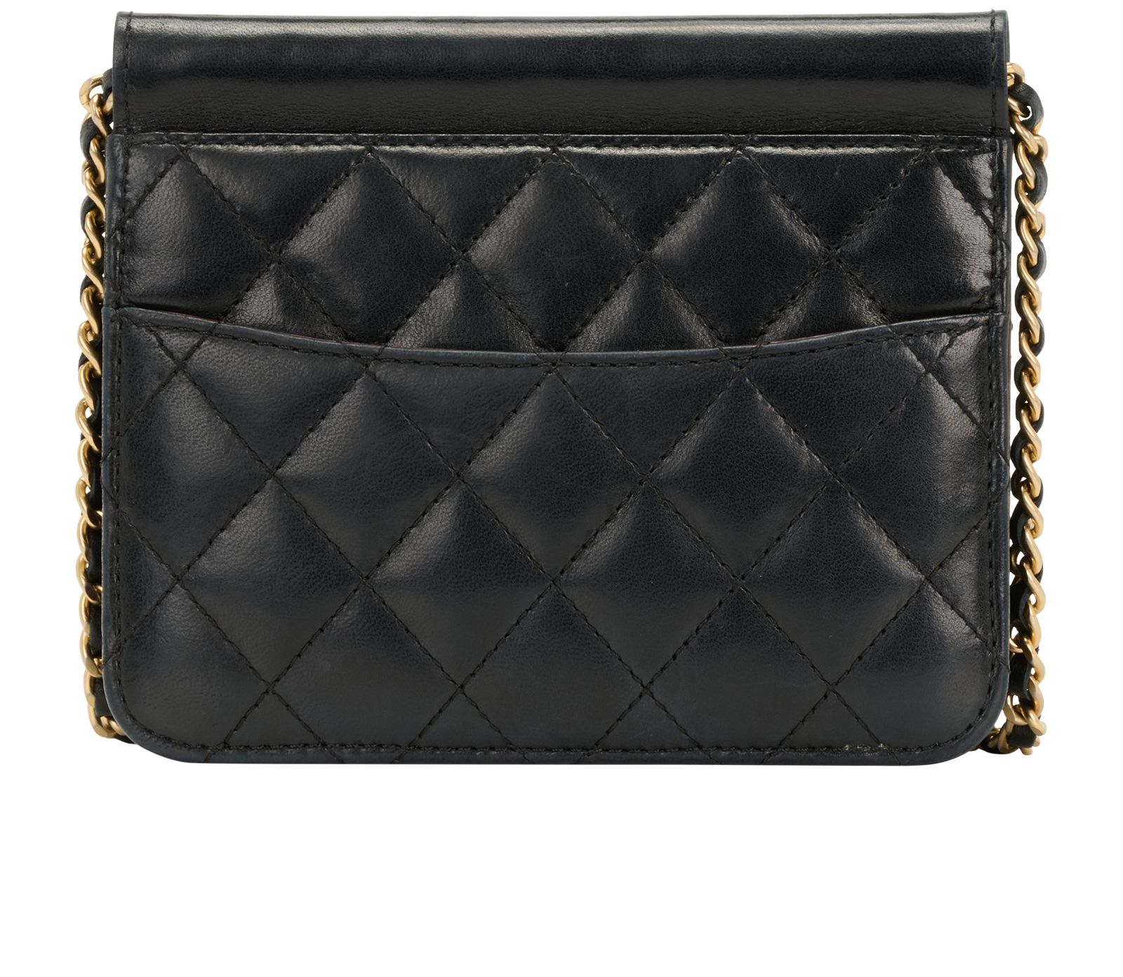 CC Mini Square Bag, &pound;1,950, Handbags, Black, Leather, Back view